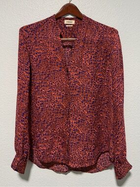 L'AGENCE Bianca Silk Blouse